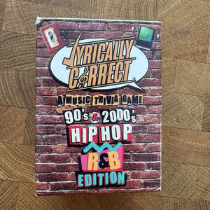 Lyrically Correct Music Trivia Card Game - 90’s & 2000’s Hip Hop & R&B Edition